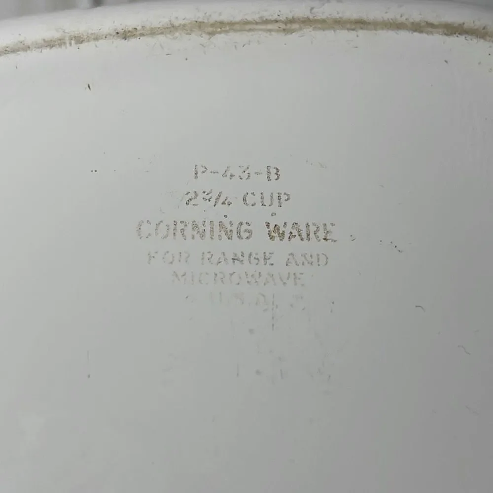 Corning Ware Blue Cornflower P-43-B 22 oz Casserole‎ Dish